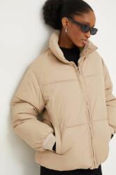 Answear Lab rövid kabát női, bézs, téli, oversize - bézs M/L