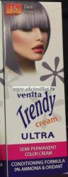 VENITA Trendy Ultra Cream 15 Dark Silver hajszínező krém 75ml + 2x15ml