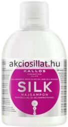 Kallos Kjmn Silk Hajsampon olívaolajjal és selyemproteinnel 1000ml