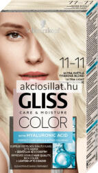 Schwarzkopf Gliss Color hajfesték 11-11 Ultravilágos titán szőke