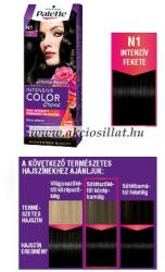 Schwarzkopf Palette Intensive Color Creme N1 Intenzív Fekete krémhajfesték