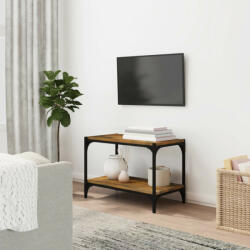 vidaXL füstös tölgyszínű szerelt fa TV-szekrény 60x33x41 cm (819319)