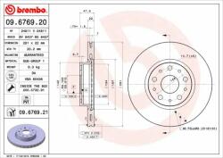 BREMBO Disc frana BREMBO 09.6769. 21 - centralcar