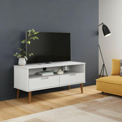 vidaXL MOLDE fehér tömör fenyőfa TV-szekrény 106 x 40 x 49 cm (350532)