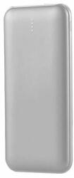 V-TAC Powerbank super-slim, culoare argintie, 10000mAh, 2x USB, USB-C (ELP-SKU-23035)