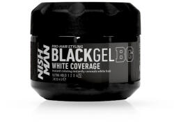 NishMan White Coverage BG - Gel de par negru pentru acoperirea firelor albe 300ml