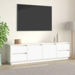 vidaXL fehér tömör fenyőfa TV-szekrény 176 x 37 x 47, 5 cm (814320)