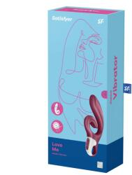 Orion Love me red - Vibrator Flexibil cu Dublă Stimulare, 22x4.1 cm Vibrator