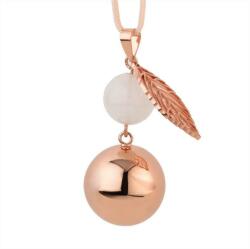 Bola Медальон за бременни Бола - Rose gold pearl leaf (VO206)
