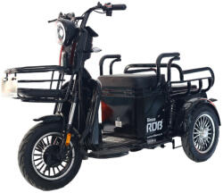 RDB Tricicleta electrica RDB Sinoe, 1000 W, acumulator 48V 20Ah, viteza max. 25 km h, autonomie 35 45 km (RDB-SINOE-Negru)