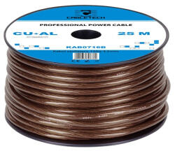 Cabletech Cablu Putere Cu-al 12ga (4.5mm 3.31mm2) 25m N (kab0716b)