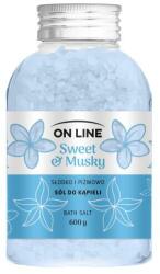 On Line Sare de baie Dulciuri și Muscus - On Line Sweet & Musky Bath Salt 600 g