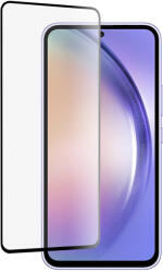 UIQ Folie de protectie din sticla compatibila cu Samsung Galaxy A54, grad de protectie 9H, cu margine neagra