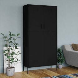 vidaXL Șifonier, negru, 90x50x180 cm oțel (336250) - comfy Garderoba