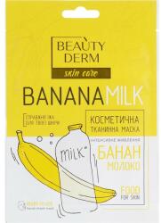 Beauty Derm Mască de țesătură pentru față „Banana Milk - Beauty Derm Banana Milk Face Mask 25 ml