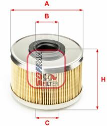 SOFIMA S6686N Filtru combustibil