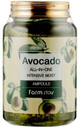 Farm Stay Ser de față multifuncțional, cu extract de avocado - FarmStay Avocado All-In-One Intensive Moist Ampoule 250 ml