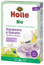 Cereale Bio cu lapte de capra si fructe, afine si banane, 200 g, Holle