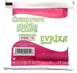 BEST M SRL Evrika comprese sterile pliate 10 cm x 8 cm