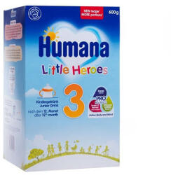 Humana Formula de lapte praf Junior Drink Little Heroes 3, 600 gr, Humana