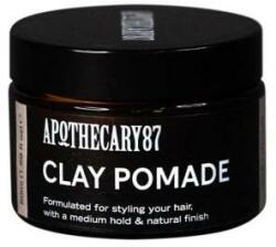 Apothecary 87 Pomadă de păr cu argilă, pentru styling - Apothecary 87 Clay Pomade 50 ml