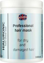 RONNEY Mască hidratantă cu acid hialuronic pentru păr uscat și deteriorat - Ronney Professional Holo Shine Star Hialuronic Mask 1000 ml