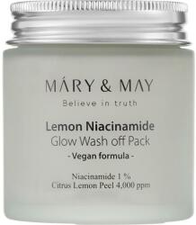 Mary & May Mască pentru curățarea feței cu niacinamide - Mary & May Lemon Niacinamide Glow Wash Off Pack 30 g