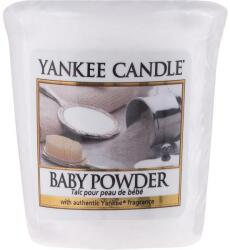 Yankee Candle Lumânare aromată - Yankee Candle Scented Votive Baby Powder 49 g
