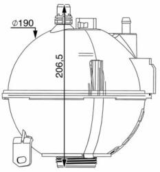 MAHLE Vas de expansiune, racire MAHLE CRT 210 000S - automobilus