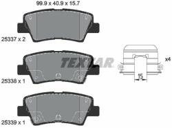 TEXTAR set placute frana, frana disc TEXTAR Q+ 2533707 (2533707)