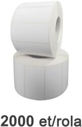 ZINTA Самозалепващи етикетни ролки за замразени ZINTA, хартия raflex plus, бели 70x20mm, 2000 ет. / ролка (70X20X2000-RPW-RPCRYO)
