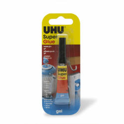 UHU Super Glue pillanatragasztó 2 g gél (U36690) - jobbaron
