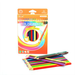 VIOLIN Színes ceruza készlet 18 db-os, hatszögletű - Pure color (151909)