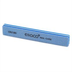 ESSACO Körömreszelő - Kék szivacsos téglalap alakú 100/180 (240020-1)