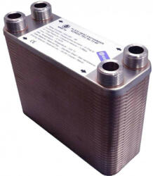 LEDNET Lemezes hőcserélő 60 lemezes 130kW 4x3/4 külső csatlakozással (BA-12-60_lemezes_hocserelo)