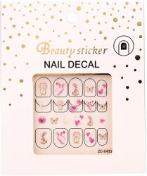 Nail Decal Beauty Sticker - köröm matrica (194428-ZC0433)