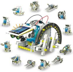 Green Energy Napelemes modell játék 13 az 1-ben robot építő A készletből összerakható 13 különböző robot: napelemes autó, robot, lépegető, csónak (MODELL_JATEK_13-1)
