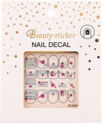 Nail Decal Beauty Sticker - köröm matrica (194428-ZC0431)