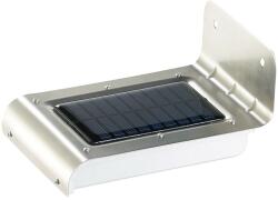 Perla Napelemes LED-es fali lámpa rozsdamentes acél, fény- és mozgásérzékelő 48 lm 0, 5 W (SOLAR_LED_INOX_48LM)