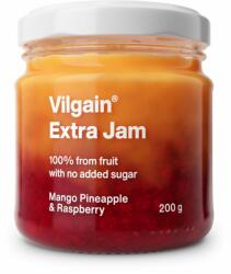 Vilgain Extra dzsem mangó ananásszal és málnával hozzáadott cukor nélkül 200 g