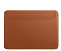 WIWU PU bőr hordozható kézi Case MacBook Pro 15" USB-C - barna