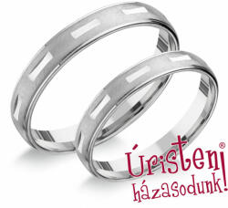Úristen, házasodunk! Uhag025 Ezüst Karikagyűrű
