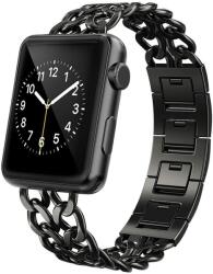  Innocent Style Apple Watch Band 42/44/45/49 mm - Fekete (I-STYLE-AW45MM-BLK)
