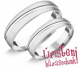 Úristen, házasodunk! Uhag029 Ezüst Karikagyűrű