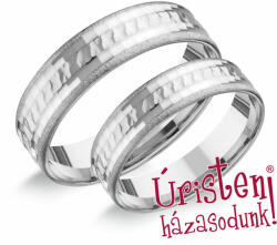 Úristen, házasodunk! Uhag036 Ezüst Karikagyűrű