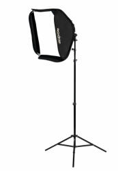 Godox Softbox Szett Rendszervakuhoz (60x60cm-es softbox - S2 tartó - 1, 8m állvány)