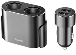 Baseus nagy hatékonyságú egy-két szivargyújtó 80 W + kettős USB 3.1A