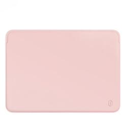 WIWU bőr kézműves hüvely MacBook Pro 15" USB-C - rózsaszín