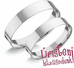 Úristen, házasodunk! Uhag024 Ezüst Karikagyűrű