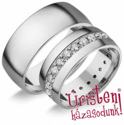 Úristen, házasodunk! Uh159b Karikagyűrű Gyémánt Kövekkel